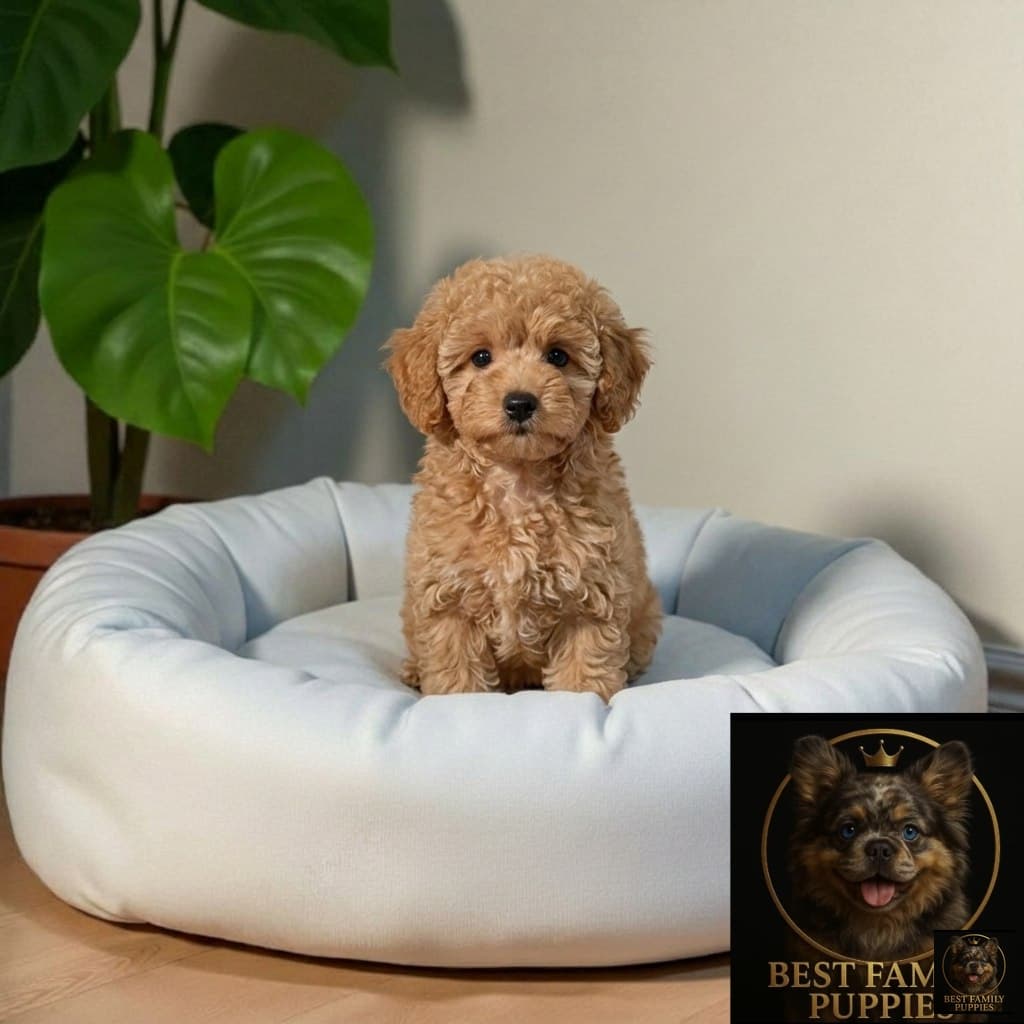 Cachorros French Poodle Apricot Standard — con garantía de pureza